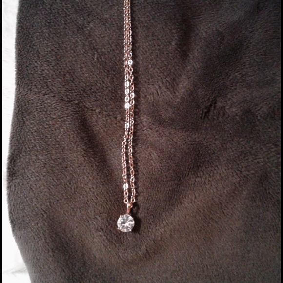 Swarovski Crystal Necklace Rose Gold - Picture 3 of 4